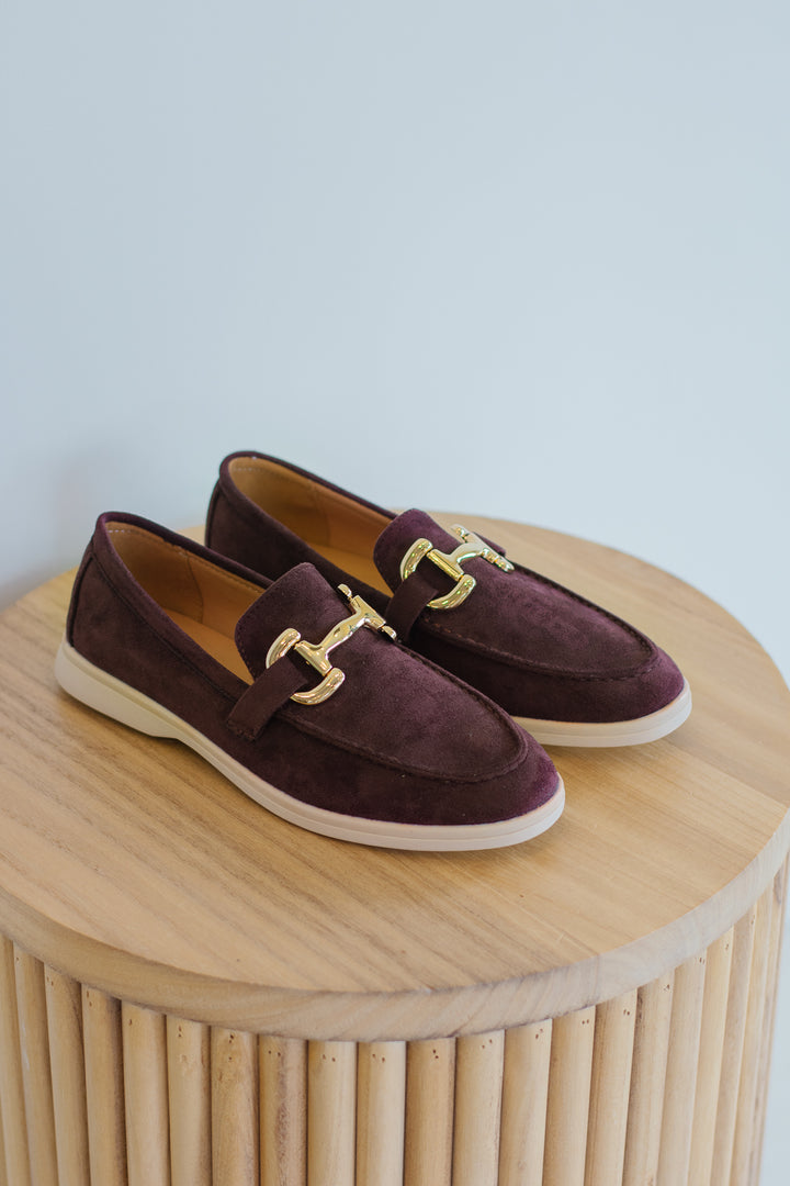 Carol Suede Loafer - Brown