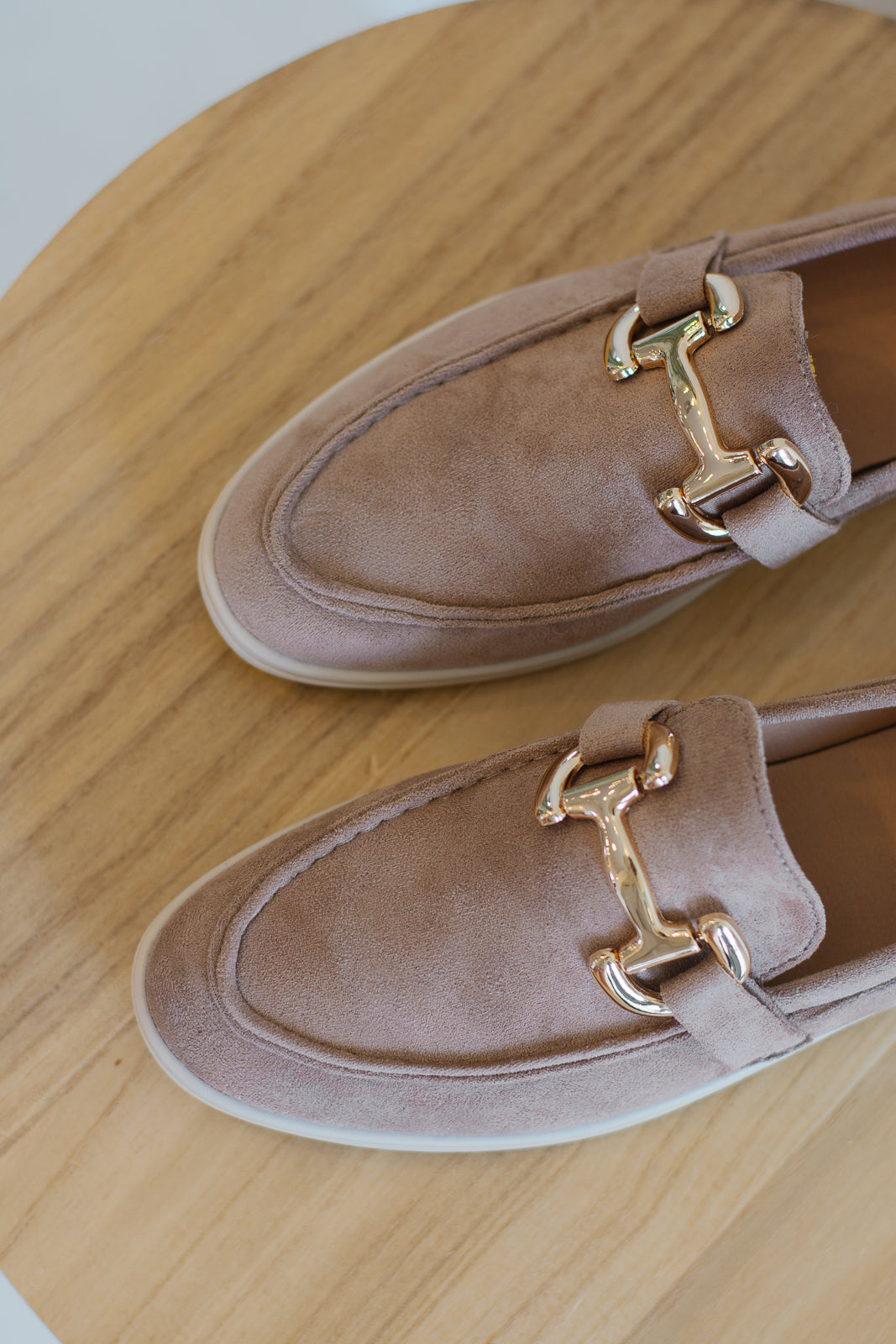 Carol Suede Loafer - Taupe