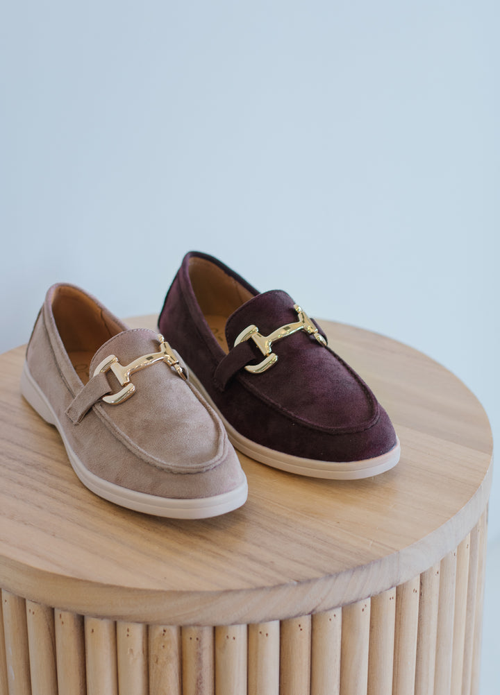 Carol Suede Loafer - Brown