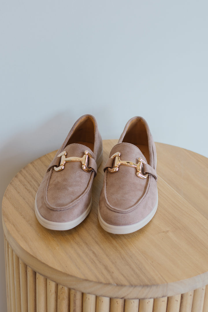 Carol Suede Loafer - Taupe