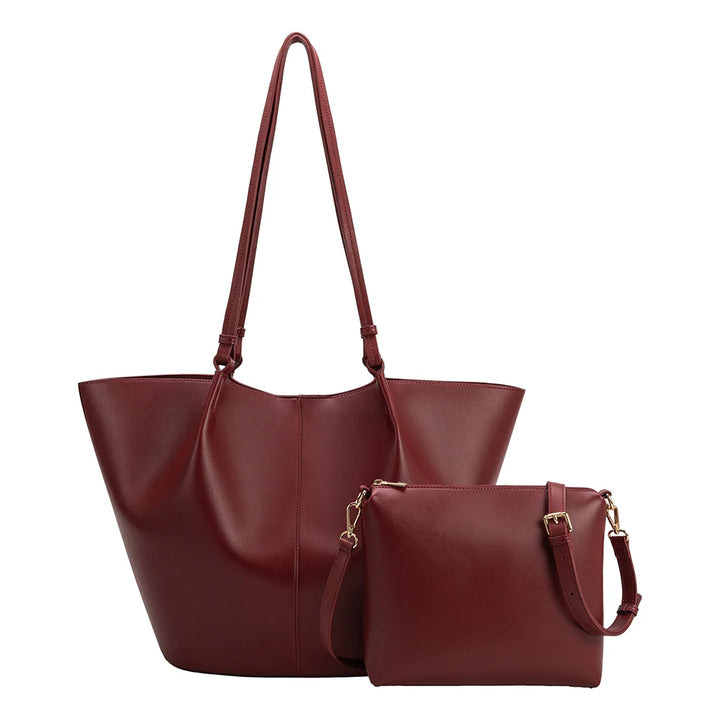 Lydia Saddle Bag - Cranberry