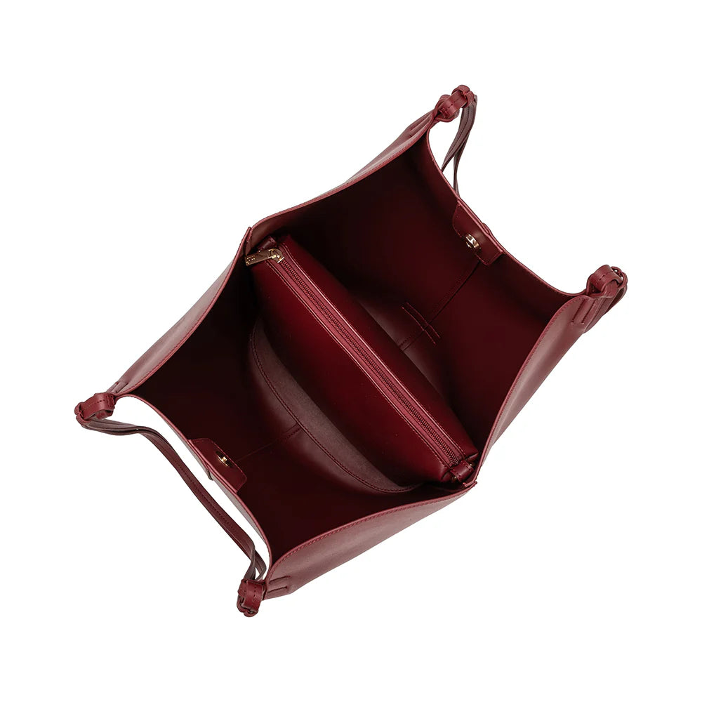 Lydia Saddle Bag - Cranberry