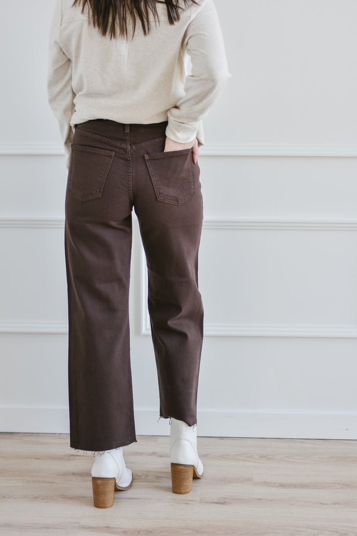 Just Black Denim | Utility Jeans -Espresso